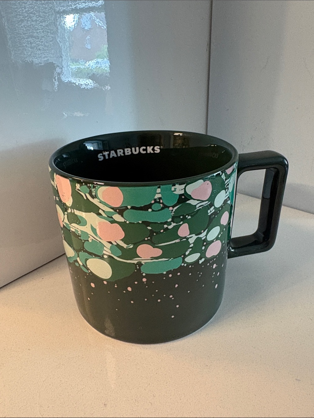 Collectible Starbucks Holiday 2022 Venetian Forest Ceramic Mug
